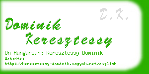 dominik keresztessy business card